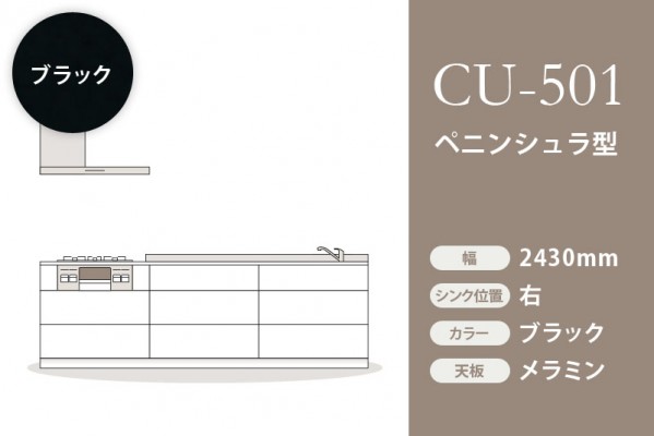 CU-501-MPel2430R/BK